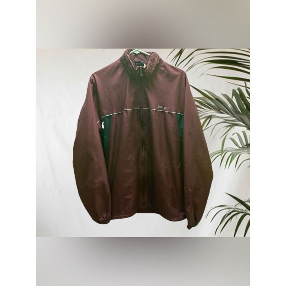 Reebok Men’s Burgundy Jacket Windbreaker L